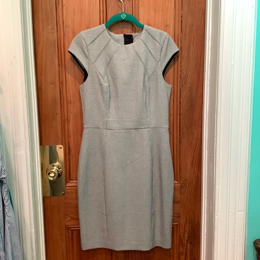 H&M houndstooth dress.